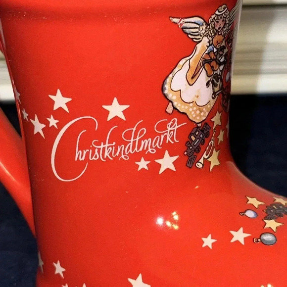 Christkindlmarkt Rathausplatz Christmas Santa Claus Red Boot Cup Mug by Grein - Picture 3 of 13
